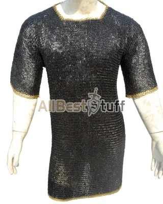 Dense Flat Riveted Solid 6 MM Chainmail Chest 55