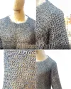 Half Sleeve Titanium Maille Shirt Chest 46 image 1