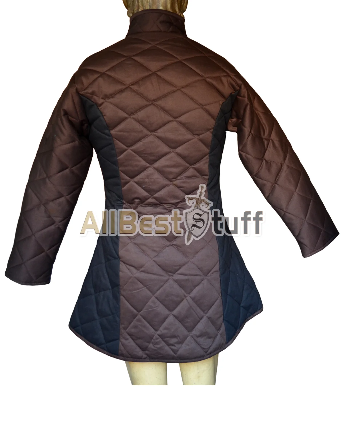 Medieval Gambeson 5 Buckle Long Padded Armor Multi Color