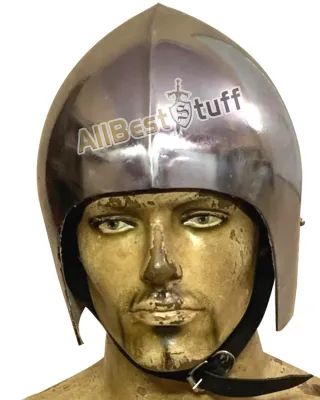 Medieval Bascinet Basic Helmet made from 14 Gauge Steel