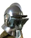 Medieval Burgonet with visor Helmet made of 16 Gauge Steel image 5