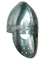 Medieval 12th Century Crusader Spangenhelm with Faceplate image 1