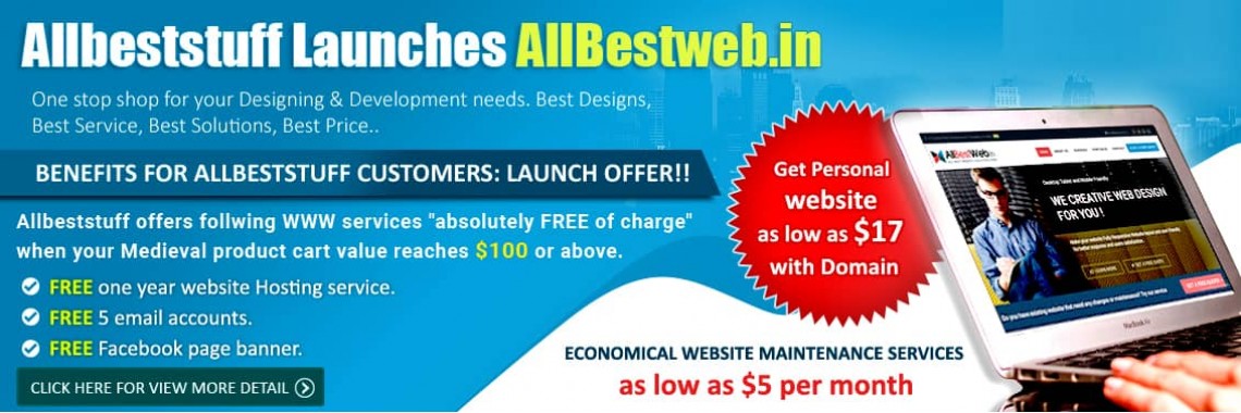 AllBestStuff launches Economical WWW Solutions