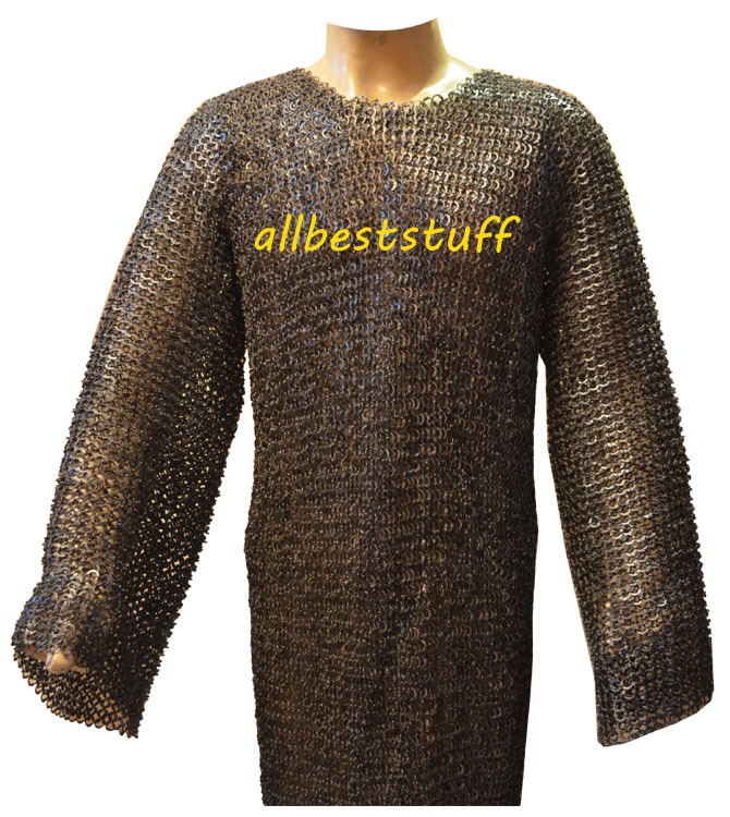 Chainmail 9mm wedge riveted shirt COIFE size L available