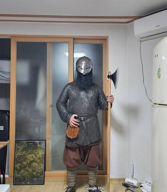 Knight Maille Stainless Steel Flat Riveted 18 Gauge Chest 44